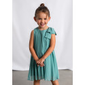 Vestito plissettato Menta 085