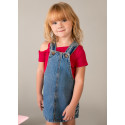 Gonna salopette denim fluido Mezzo 079