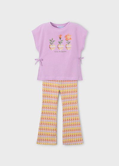 Comp. leggings flare Lilac 060