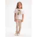 Comp. leggings stampato Beige 036