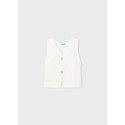 Gilet tricot Bianc osso 086