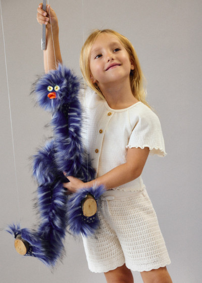 Pantalone corto tricot...