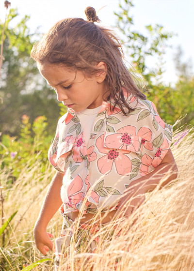 Blusa 2 pezzi Mandarino 059