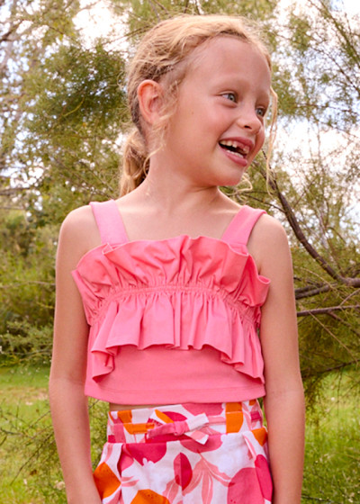 Top volant Geranio 040