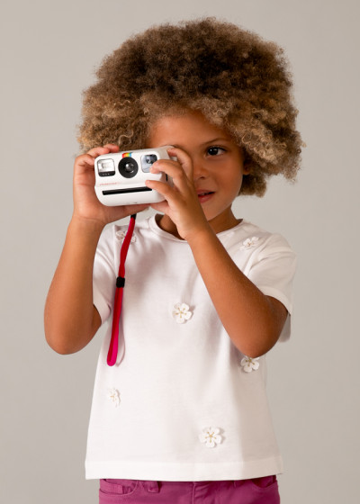 Maglietta m/c aplique...