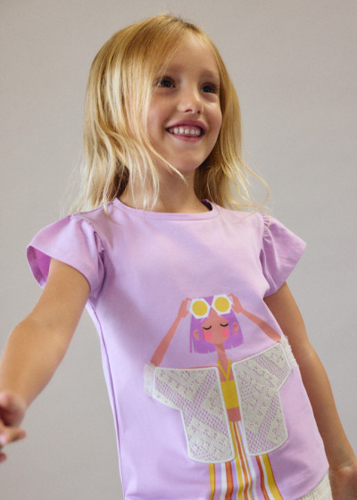 Maglia m/c Lilac 081