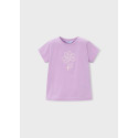 Maglietta m/c basica Lilac 059