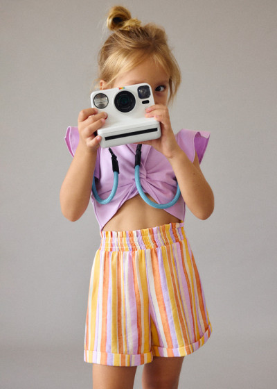 Compl. short righe Lilac 068