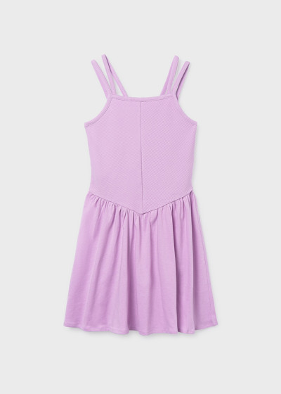 Vestito costine Lilac 081