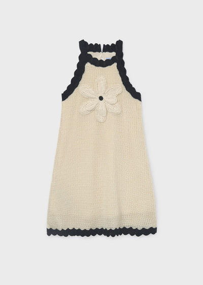 Vestito tricot Bianco neg 035