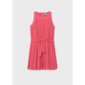 Vestito plissettato Corallo 010