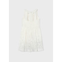 Vestito bordatura Ecru 061
