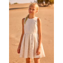 Vestito bordatura Lino 060