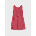 Vestito guipure Corallo 057