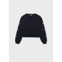 Pullover railway Nero 080