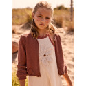 Cardigan tricot cinte Argilla 073
