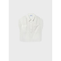 Blusa tasche Ecru 054