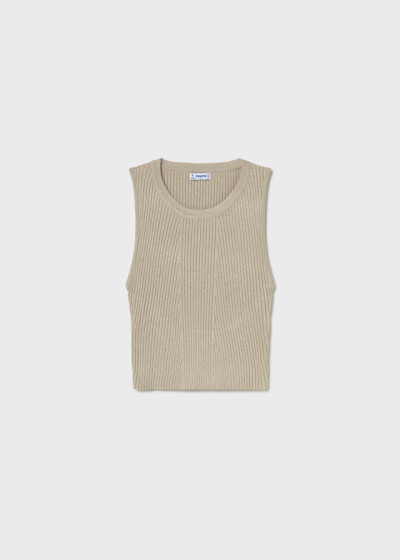 Top tricot cut out schiena...