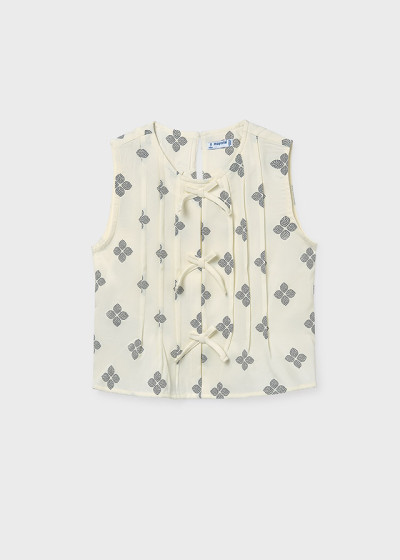 Top stampa Bianc osso 040