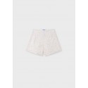 Pantalone corto pizzo Ecru 047