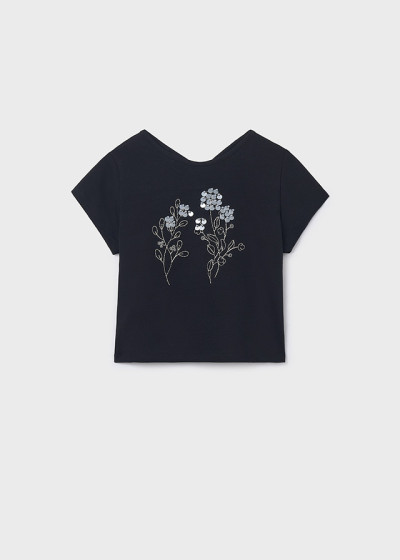 Maglietta m/c paillettes...