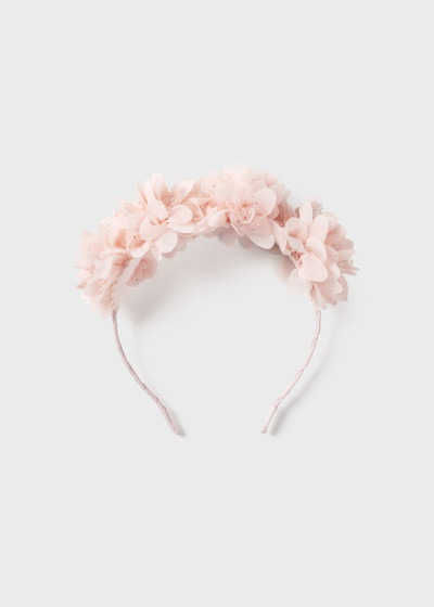 Cerchietto fiori tulle...