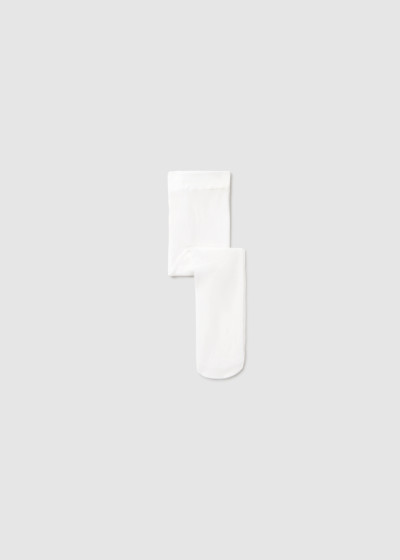 Collant plumetis Bianco 020