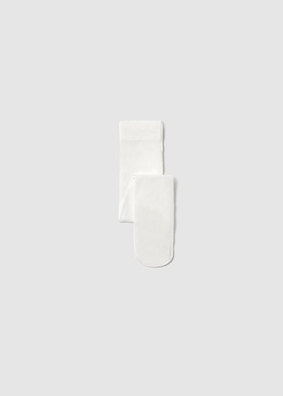 Collant plumetis Ecru 019