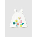 Vestito con grafica Bianco 070