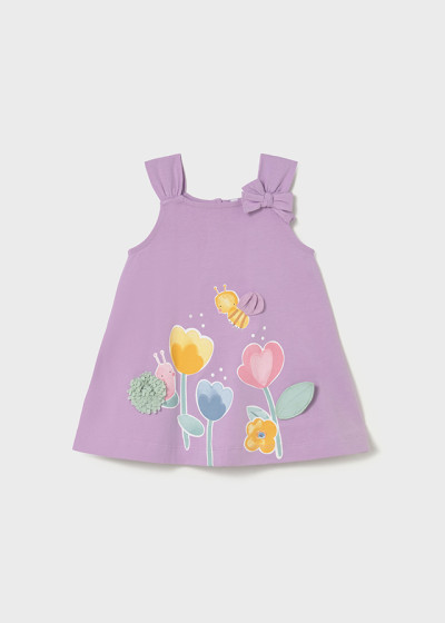 Vestito con grafica Lilac 068