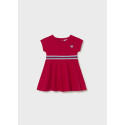 Vestito punto granito Rosso 060