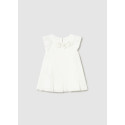 Vestito plissettato Ecru 052