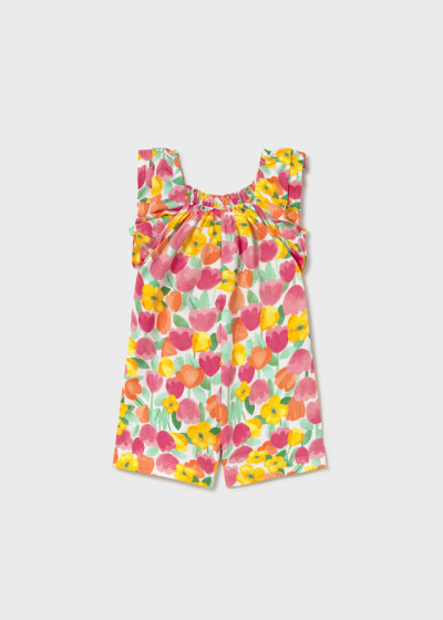 Tuta punto stampata Ibiscus...