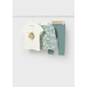Comp. leggings 3 pezzi Menta 088