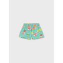 Pantalone corto stampato Turchese 041