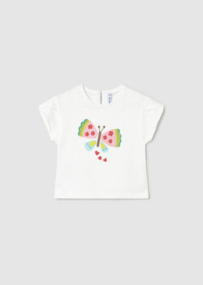 Maglietta m/c play Bianco 027