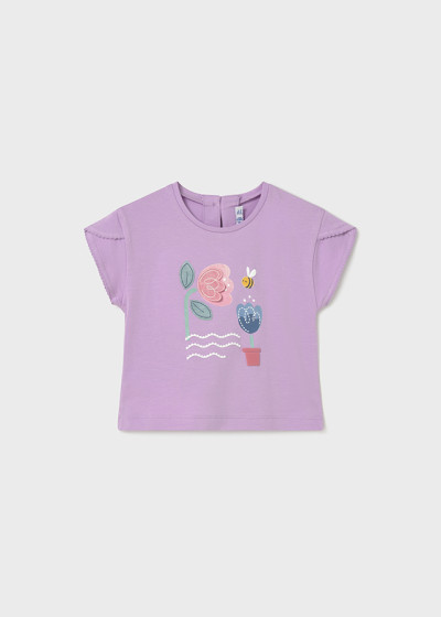 Maglietta m/c play Lilac 026