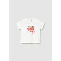 T-Shirt m/c grafica Bianco 096