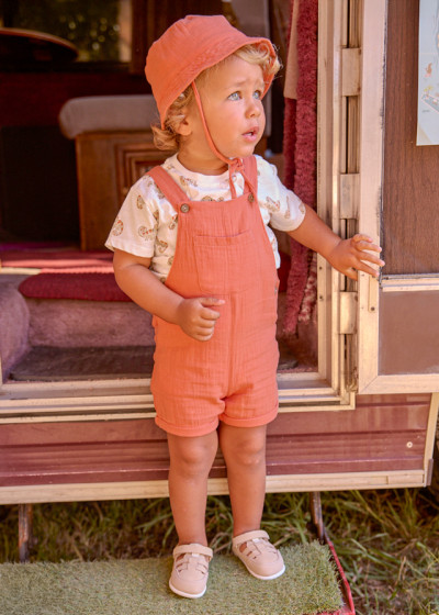 Compl. salopette bambula 3 pz