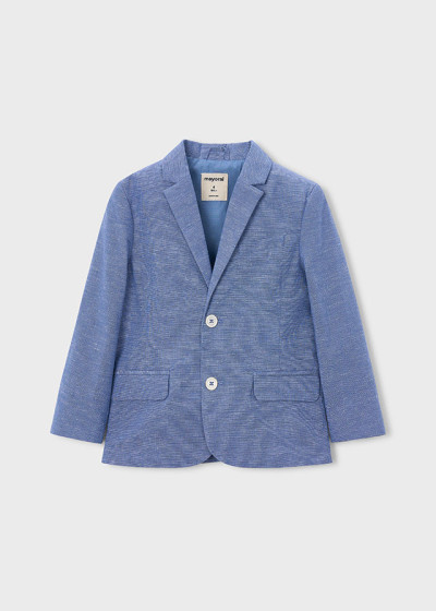 Giacca lino suiting Indaco 050