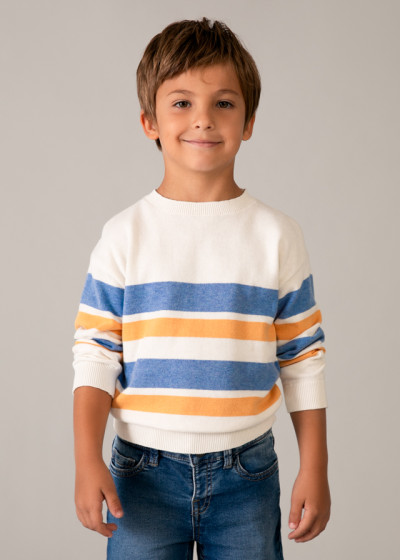 Jersey righe Peach 021