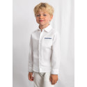 Camica m/l lino elegante Bianco 076