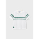 Polo m/c fasce Panna verd 038