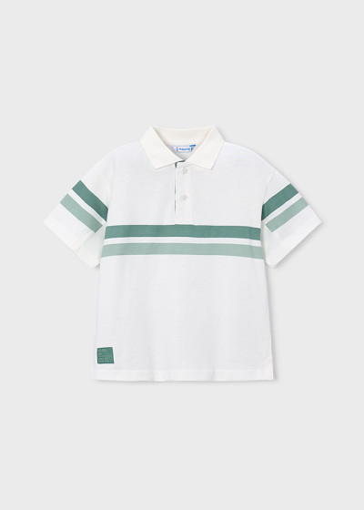 Polo m/c fasce Panna verd 038
