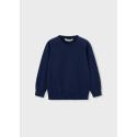 Jersey collo tondo basico Marino 056