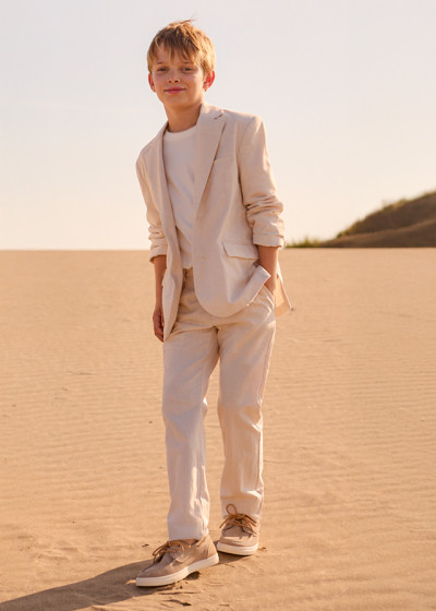 Pantalone lino elegante