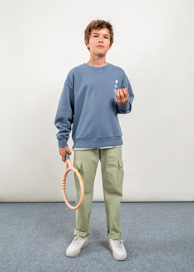 Pantalone chino cargo
