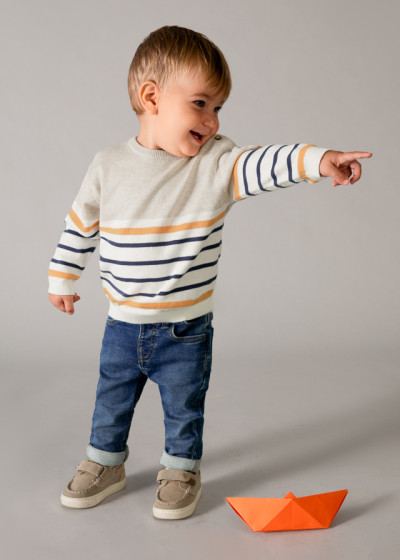Pantalone soft denim 5...