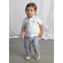 Pantalone seersucker Capri 067