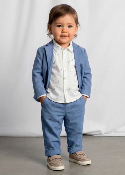 Pantalone lino elegante...